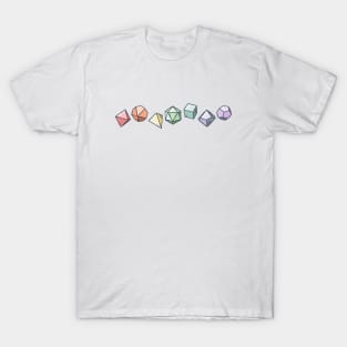 D&D Dice Rainbow Pride T-Shirt